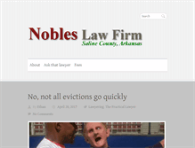 Tablet Screenshot of nobleslawfirm.com